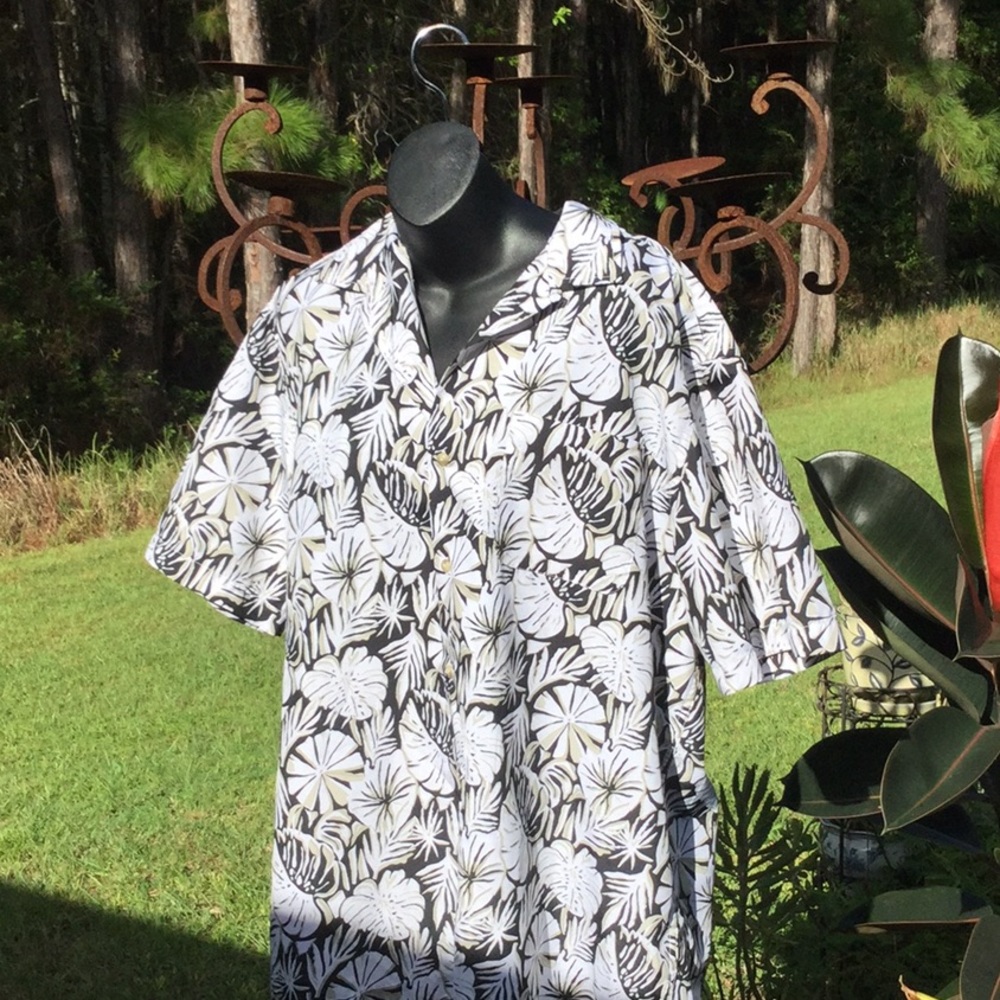 🌴NWOT Chaps Hawaiian Mens Shirt Size XLarge 🌴